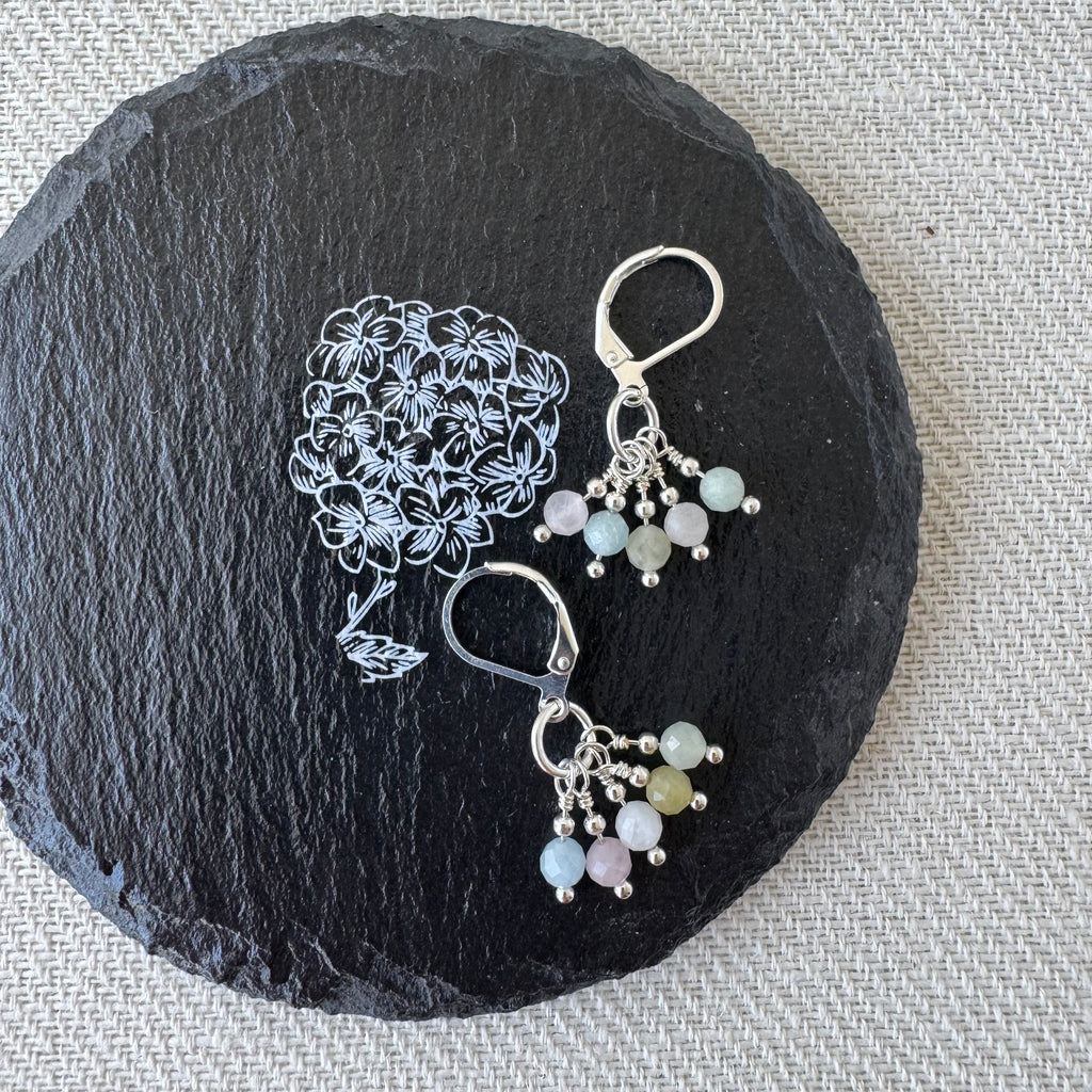 Cluster Earrings - Mixed Beryl