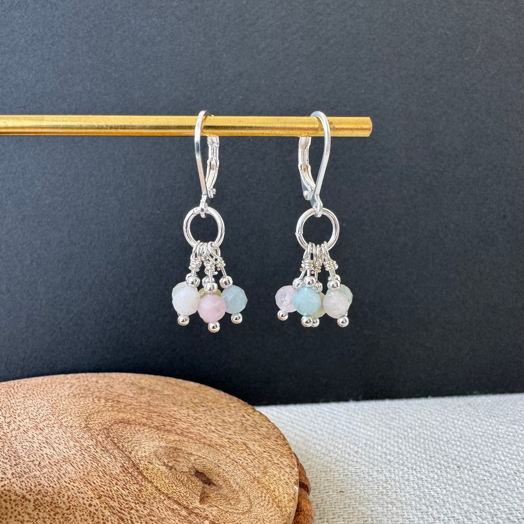 Cluster Earrings - Mixed Beryl