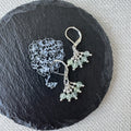 Cluster Earrings - Prehnite