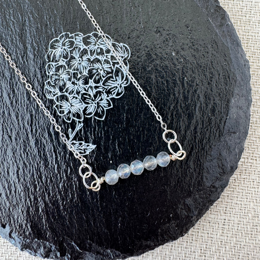 Dainty Necklace - Labradorite