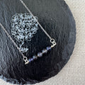 Dainty Necklace - Iolite
