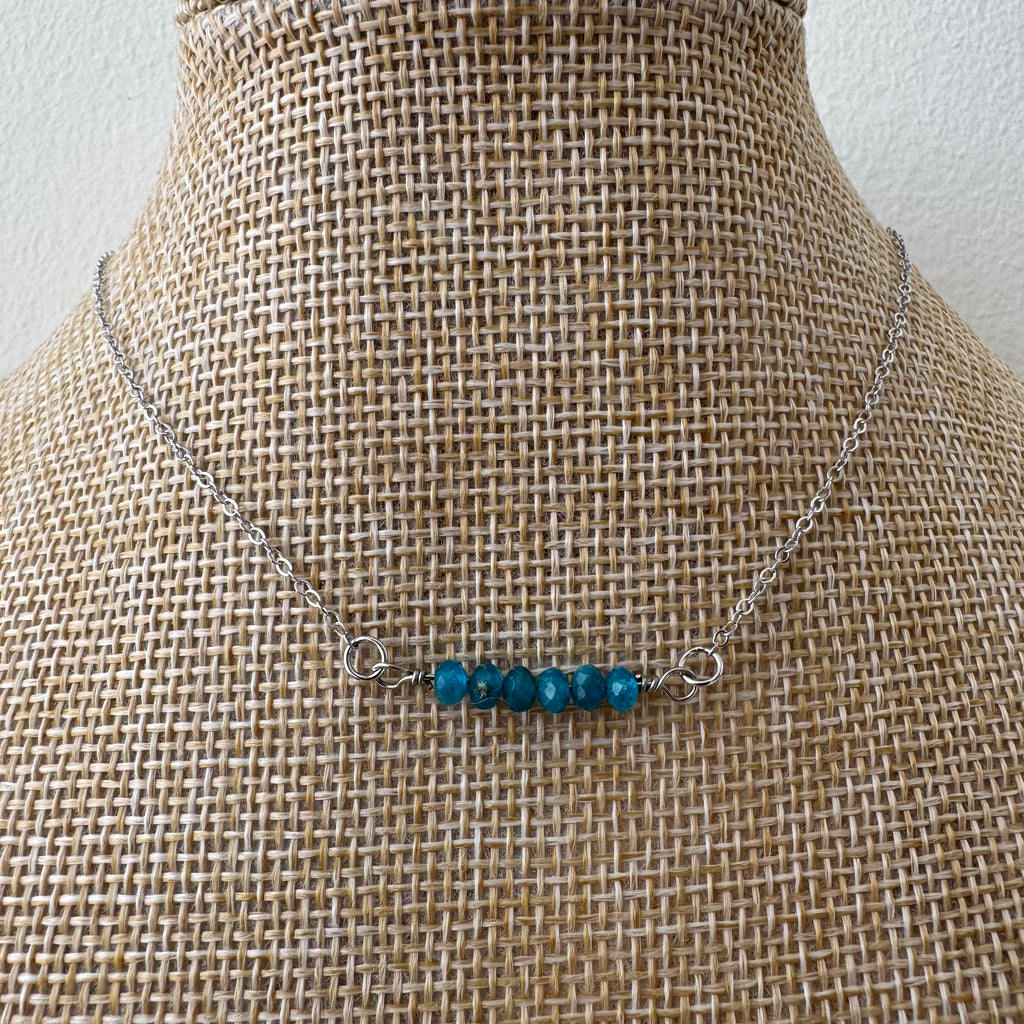 Dainty Necklace - Apatite
