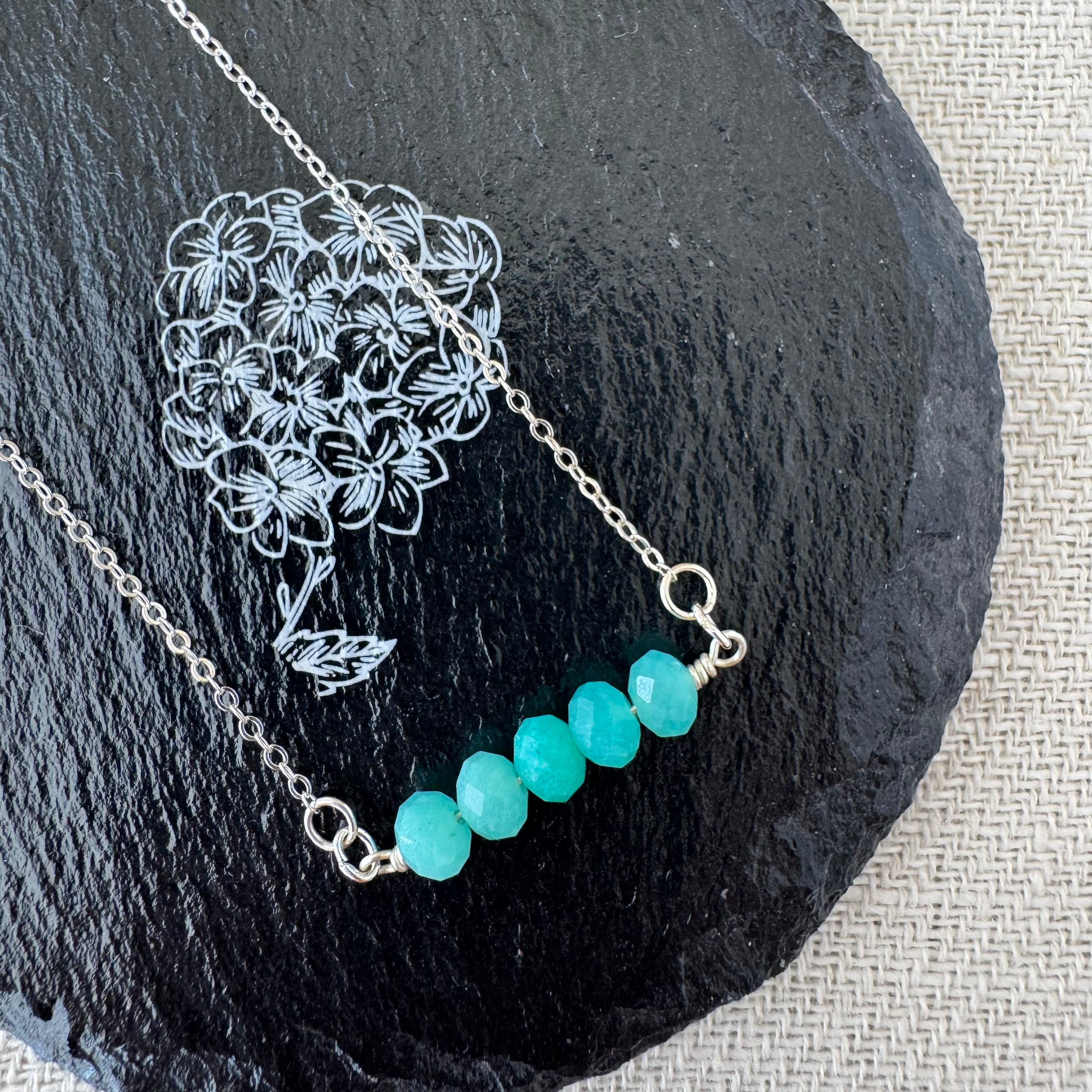 Dainty Necklace - Amazonite