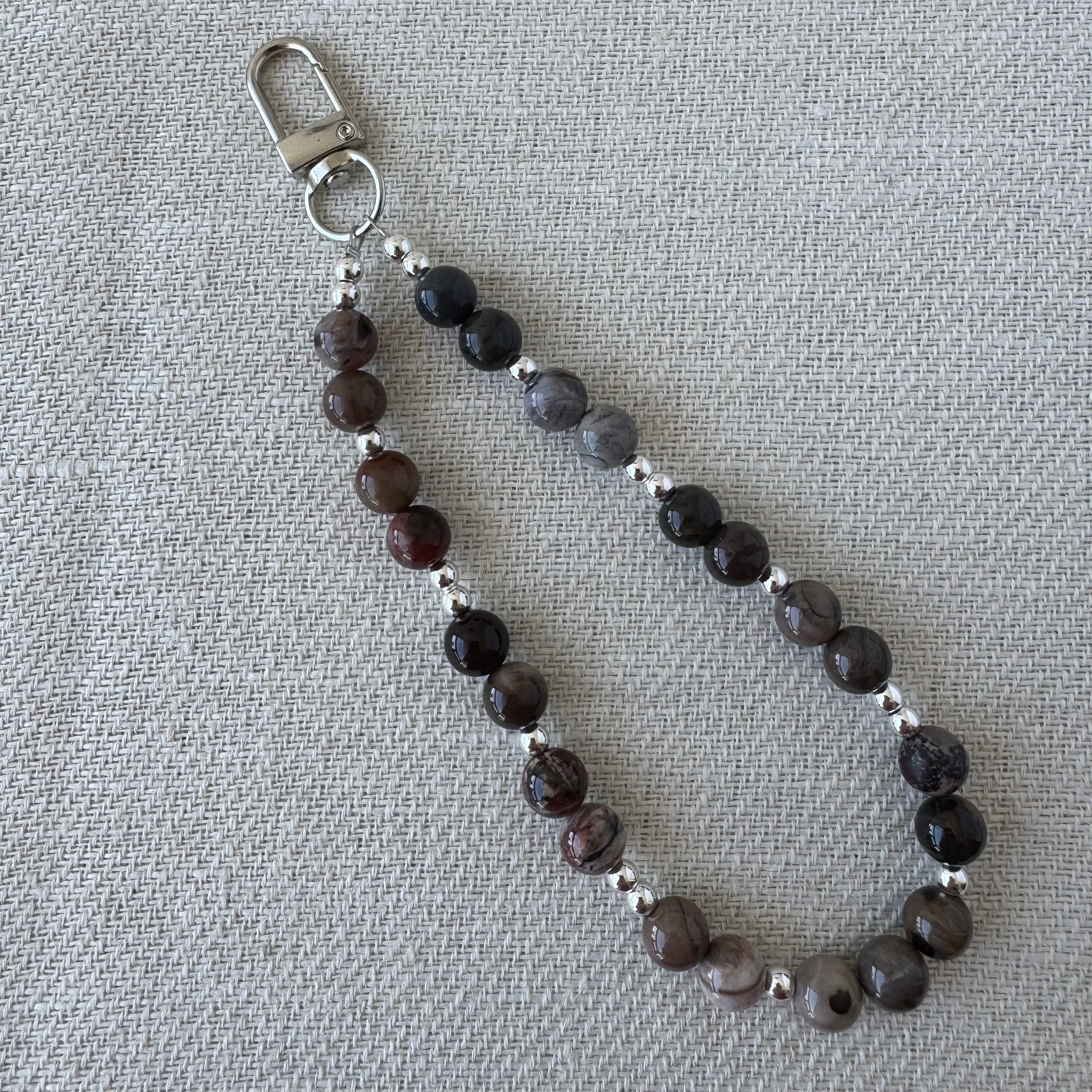 Phone strap - Petrified Wood