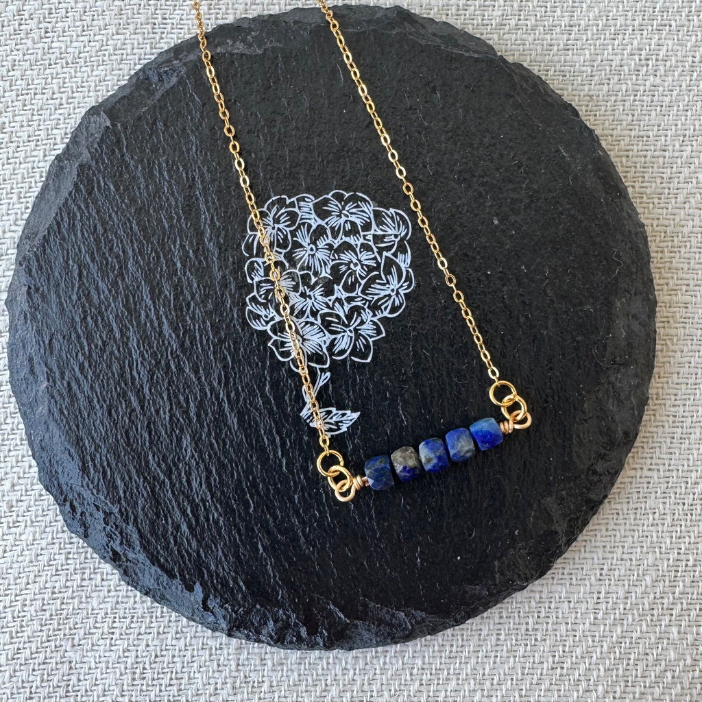 Dainty Necklace - Lapis Lazuli